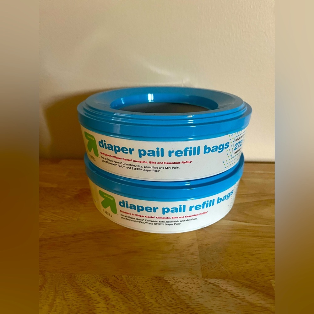 Diaper Pail Refill Bags-2 pack